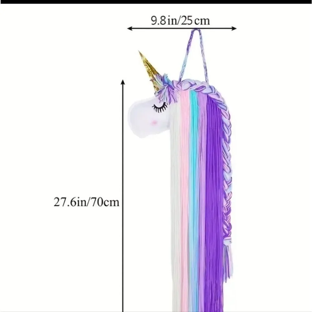 New unicorn lavender hair bow organizer display holder girls